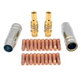 thumbnail image 4 of Mb15 Mig Welding Torch Kit with Contact Tips And Diffusers for Mig200 Mig130 0.9mm, 4 of 4