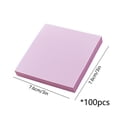 thumbnail image 3 of Sticky Notes - Self-Adhesive Memo Pad Set, Colorful Planner Tabs for Books & organization, Removable & Repositionable Paper Flags, Purple, JKODE, 3 of 8
