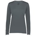 thumbnail image 1 of Holloway 222824.059.L T-Shirt à Manches Longues pour Femmes Momentum, Graphite - Grand, 1 of 1