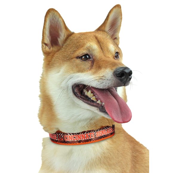 Zubaz NFL Collier Ajustable pour Animaux de Compagnie, Cincinnati Bengals, Moyen