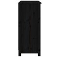 thumbnail image 3 of vidaXL Sideboard Black 70x35x80 cm Solid Wood Pine, 3 of 5
