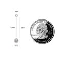 thumbnail image 2 of 10PCS Navel Belly Button Ring Pregnancy Maternity Flexible Clear Long Belly Button Rings Navel Retainer Body Piercing, 2 of 8
