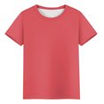 thumbnail image 5 of Timegard T-Shirts d'Été pour Femmes à Col Rond, Manches Courtes, Confortables, Basiques, Décontractés, Amples, Blouses, 5 of 5