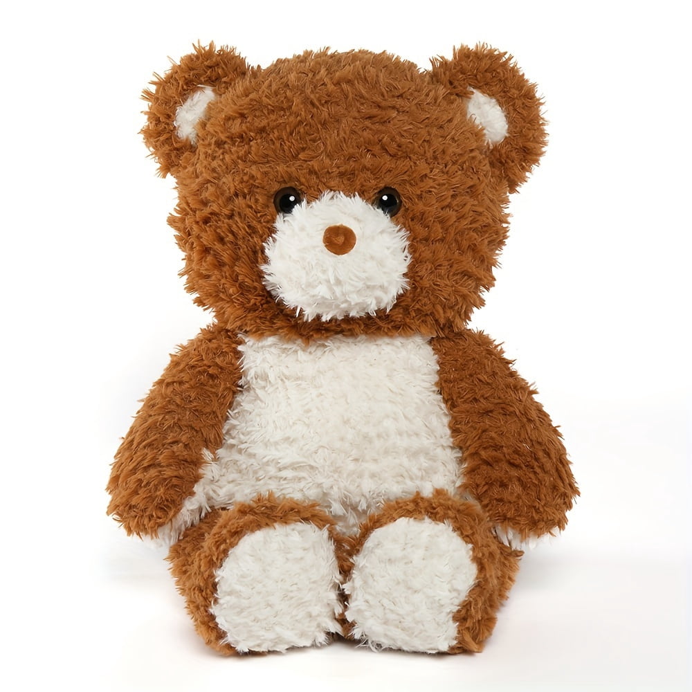 SNNROO Cute Teddy Bear Stuffed Animal Plush Brown Teddy Bear Gifts for Girlfriend Kids  20.5 Inch