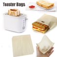 thumbnail image 3 of Kilougeis Vente Chaude 5 Pcs Sacs pour Grille-Pain Réutilisables pour Grilled Cheese Sandwich Antiadhésifs Résistants à la Chaleur, 3 of 4