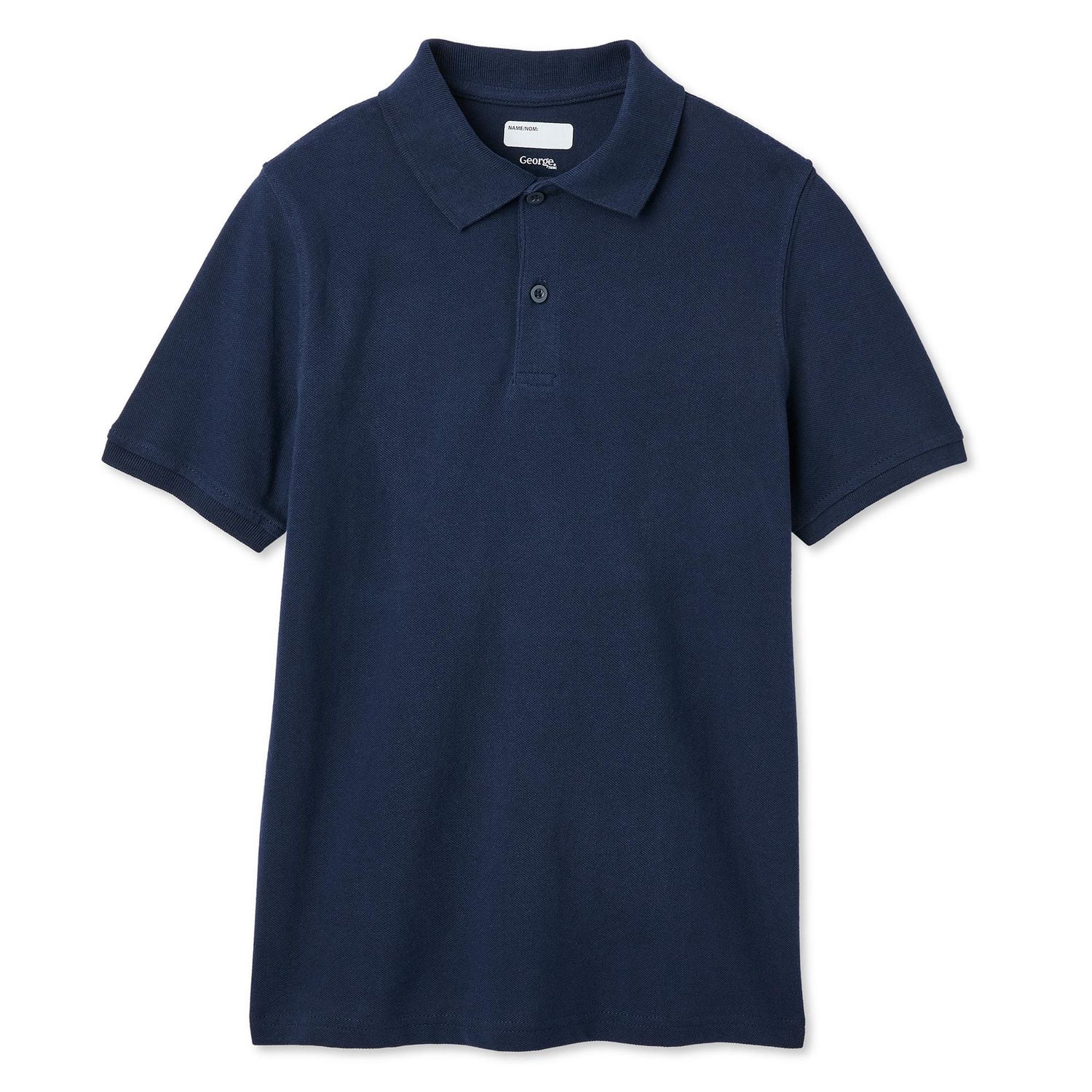 Lot de 2 polos d’uniforme à manches courtes George pour garçons
