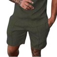 thumbnail image 2 of TopLLC Mens Shorts, Men pants Men's Cotton Elastic Drawstring Color Sports Pocket Shorts, 2 of 6
