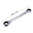 thumbnail image 2 of Unique Bargains Double Box End Ratcheting Wrench (17x19mm) Metric 72 Teeth 12 Point Ratchet Spanner Tools, CR-V, 2 of 5