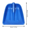 thumbnail image 2 of HINTRMENT Flat Scoop Snow Shovel Head for Farmers with Professional Design 1Pcs, 2 of 5