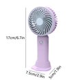 thumbnail image 3 of Boovnll Portable Fan, Adjustable High Speed USB Rechargeable Fans Lightweight Compact Handheld Fan for Outdoor, Travel, Camping, Vacation, Summer Gift, Mini Fan - Fan, 3 of 6