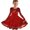 Red, variant on LOVZFMLL Fashionable Full-print Kid's Round-neck Sleeveless Dress With Pockets For Middle And Large Kid