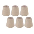 thumbnail image 4 of Small Lamp Shade, Linen Fabric Lampshade Light Reliable  For E14 Bulbs, 4 of 8