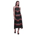 thumbnail image 1 of Bimba Robe de Plage d'Été pour Femmes, Dos Nu, Col Licou, Imprimée Teinture sur Nœuds - Grand, 1 of 6
