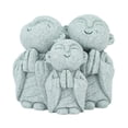 thumbnail image 2 of Buddha Statue Decoration, Cute Buddha Laughing Statute Monk Figurine For Fish  Aquarium Home Garden, 2 of 8
