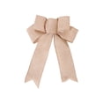 thumbnail image 1 of Christmas Linen Bow Christmas Wreath Decoration Bow Christmas Tree Decoration, 1 of 1