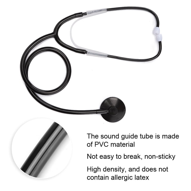Single Professional Single Head Stethoscope Aluminium Alloy Heart Lung Detection Echoscope