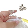 thumbnail image 3 of Miangastore Crochet Accessory Silver 8Pcs 0.7x0.8x0.8in, 3 of 8