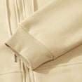 thumbnail image 4 of Zip Up Hoodies for Men Long Sleeve Sweatshirt Loose Fit Solid Color Fall Sweatshirts, 4 of 6