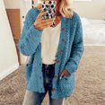 thumbnail image 1 of LSLJS Women's Fall Winter Cardigans Long Sleeve Button V-Neck Pullover Tops Open Front Casual Lightweight Sweater, 1 of 7