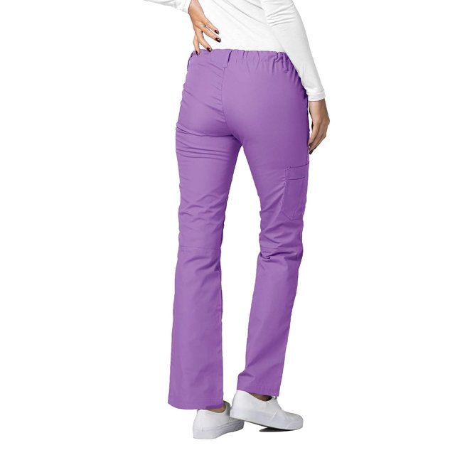 Adar Uniformes Médicaux Universels pour Femmes - Pantalon d'Uniforme à Jambe Droite avec Cordon