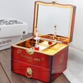 thumbnail image 5 of Dancing Ballerina Music Box Plastic Jewellery Box Girls Hand Crank Music Box Mechanism Gift, 5 of 5
