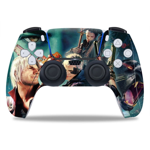 PS5 Decal Skin Sticker For PlayStation 5 Gamepad Controller Joystick Gameing Accessories Protective Anti-slip dust Stickers M-A66