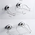thumbnail image 5 of Shower Shelf with Strong Suction Cups Rustproof Chrome Organizer for Bathroom Kitchen No Drill Installation, 5 of 5