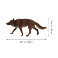 thumbnail image 3 of 4 pcs Wolf Model Toys Lifelike Educational Toy Home Decor Wolf Toys Wild Animal Models, 3 of 6