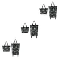 thumbnail image 4 of Ruiboury Foldable Shopping Trolley Bag Multifunctional And Fashionable Wide Application Rose printing 3Set, 4 of 6