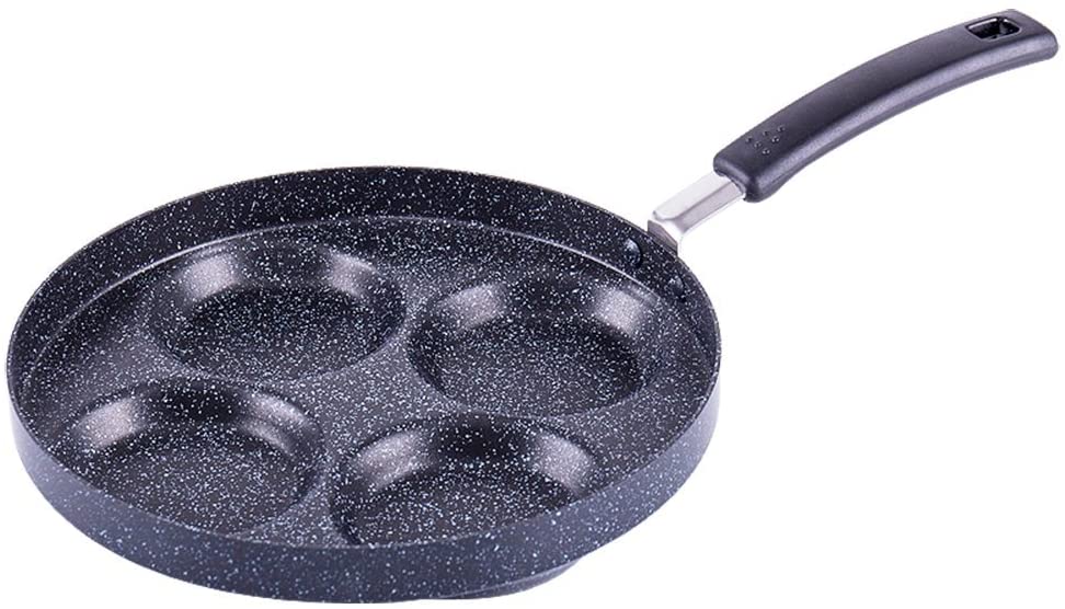 Poêle à Frire en Aluminium 4 Tasses, Poêle Antiadhésive