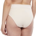 thumbnail image 2 of Carole Martin Comfort High Cut Full Coverage Womens Wide Waist Band Panty Style 8000 Beige 3X, 2 of 4