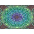 thumbnail image 1 of Ahgly Tapis Rectangulaire Lavable en Machine Vert Menthe, 5 Pieds x 7 Pieds, 1 of 7