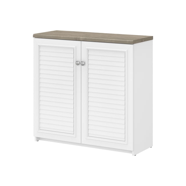Bush Furniture Fairview Petite Armoire de Rangement avec Portes et Tablettes