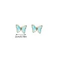 thumbnail image 3 of PVCS Ladies Fashion Creative Multicolor Diamond Butterfly Stud Earrings, 3 of 3