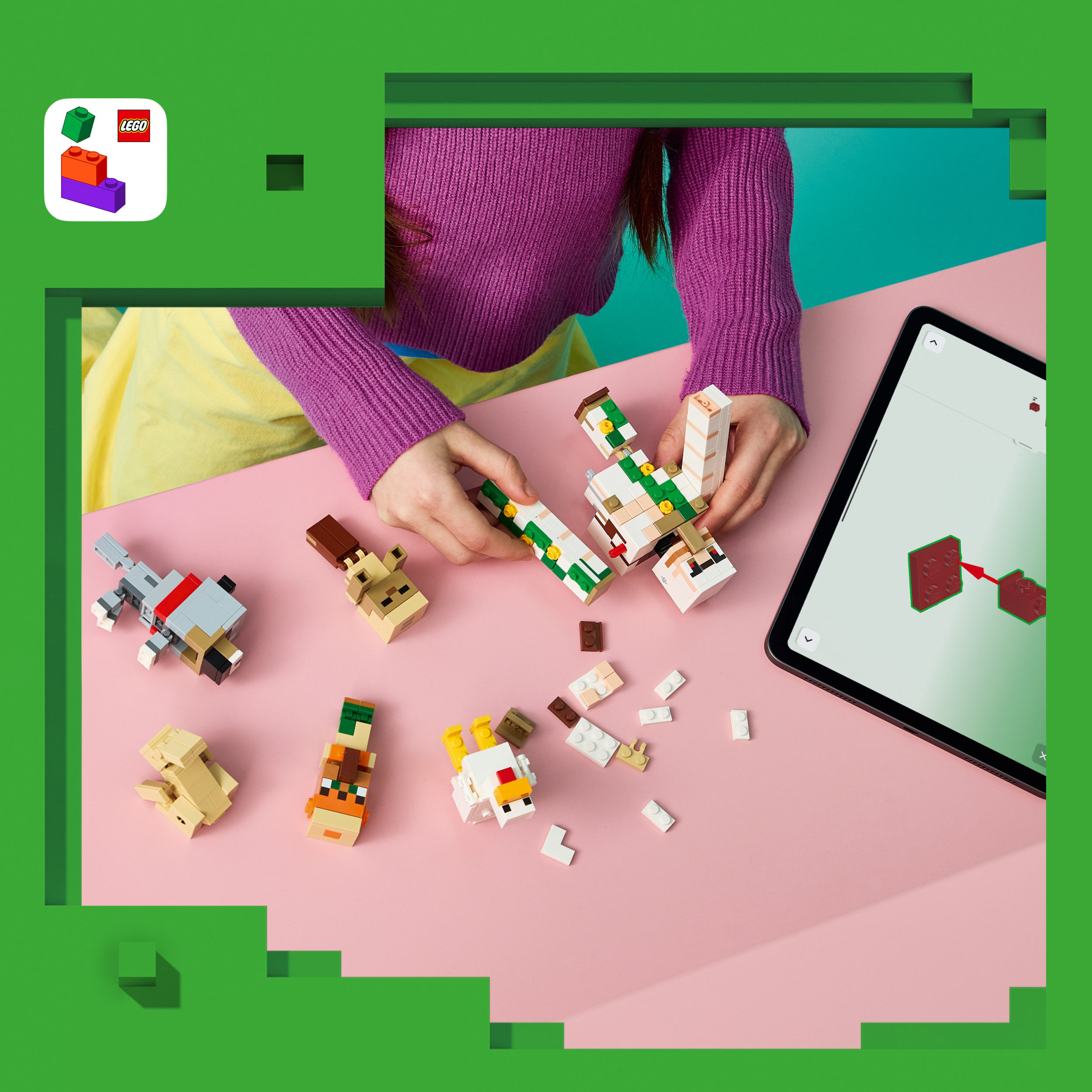 LEGO Minecraft L’Attaque du Désert du Poulet Chevauché 21592