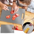thumbnail image 2 of Birdeem Cutting Board Cutting Boards for Kitchen Kitchen Cutting Boards Household Essentials Cooking Chopping Board Double Sided Stainless Steel 304 Kitchen Cutting Board with Hanging Hole Durable Hom, 2 of 10
