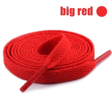 DPTALR Flat Coloured Shoe Laces 10+ Colours Shoelaces Football Trainer Shoes