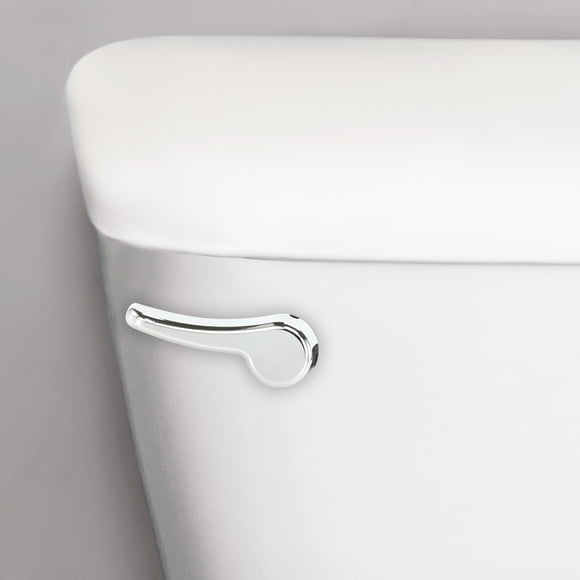 Korky Toilet Handle, Chrome Metal Handle - Tank Lever Replacement - Universal to Fit Front, Angled, and Side Left Mount Toilets - 6055