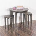 thumbnail image 3 of Forever Eclectic Geo Ensemble Table et Chaise pour Enfants Table Ronde en Bois (2 Tabourets Inclus), 3 of 5