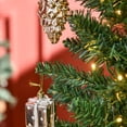 thumbnail image 3 of HOMCOM 6 FT Pre-Lit Noble Fir Slim Artificial Christmas Tree with 390 Tips and 200 Warm White LED Lights, 3 of 9