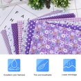 thumbnail image 5 of Rdeghly 7pcs 50*50cm Cotton Fabric DIY Assorted Squares Pre-Cut Bedding Kit Quarters Bundle, DIY Assorted Cotton Fabric, Cotton Fabric Pre-Cut Bedding, 5 of 5