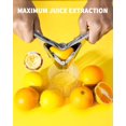 thumbnail image 2 of Bagrox Lemon Squeezer, Stainless Steel Lemon Juicer, Manual Juicer for Lemon Citrus Lime Orange, Handheld citrus Squeezer, 2 of 7
