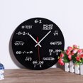 thumbnail image 4 of Creative Mathematics Blackboard Clock Wall Clock Teacher Gift for Classroom Home Office, 4 of 7