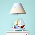 thumbnail image 2 of Guidecraft Children's Furniture Kids Nautical Adventure Table Top Lamp in Blue, 2 of 5