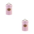thumbnail image 1 of Wweixi Transparent Tea Jars For Storing And Displaying Favorite Tea Leaves Food Grade Metal Kitchen Storage Jars Jars Kitchen Pink tea 2Set, 1 of 6