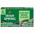 thumbnail image 1 of Irish Spring Aloe Mist Deodorant Bar Soap for Men, 104.7 g, 6 Pack, 6 Pack, 1 of 5