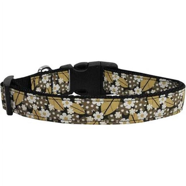 Automne Feuilles Nylon Ruban Chien Colliers Moyen