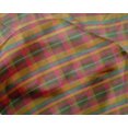 thumbnail image 3 of oneOone Silk Tabby Fabric Madras Check Print Sewing Fabric BTY 42 Inch Wide, 3 of 3