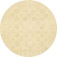 thumbnail image 1 of Ahgly Company Indoor Round Abstract Sun Yellow Oriental Area Rugs, 3' Round, 1 of 6