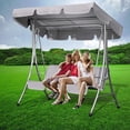 thumbnail image 2 of Ensemble de Remplacement de Toit de Balançoire de Jardin Housses de Sièges + Housse de Toit de Balançoire Imperméable Remplacement de Toit de Balançoire Chaise Awn, 2 of 7